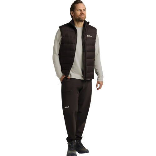 Jack Wolfskin Jack Wolfskin Mens Ather Down Padded Gilet - Peat - L 2