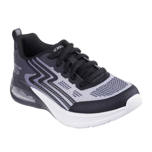 Skechers (5.5 UK, Black/Grey) Skechers Childrens/Kids Microspec Max Trainers