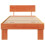 VidaXL vidaXL Bed Frame with Headboard Wax Brown 75 x 190 cm Solid Pine Wood 5