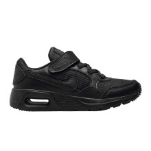 (10 UK Child, Triple Black) Nike Childrens/Kids Air Max SC Leather Trainers