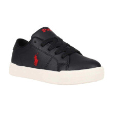 (3 UK, White/Gold) Ralph Lauren Childrens/Kids Sutton Trainers