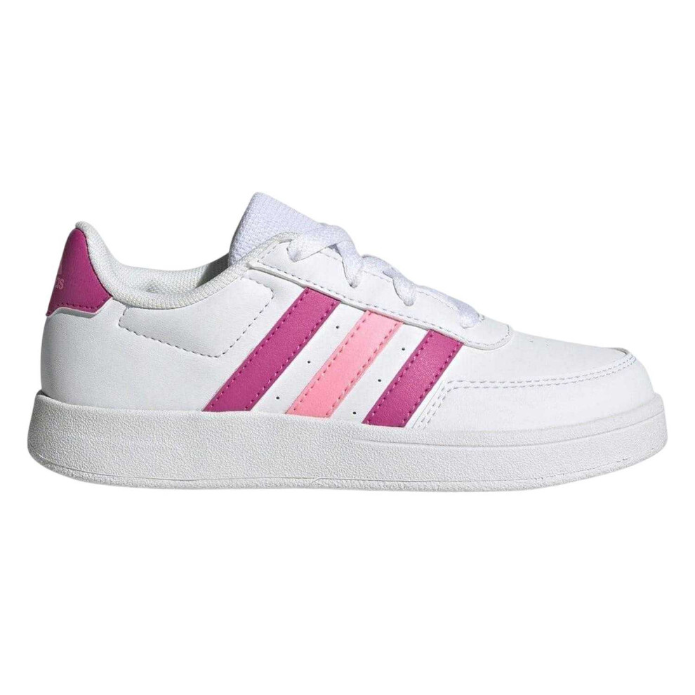 Adidas (2 Uk, White) Childrens/Kids Breaknet 2.0 Trainers