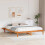 VidaXL vidaXL Bed Frame Wax Brown 180 x 200 cm Solid Pine Wood 1