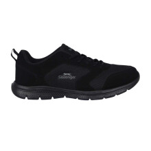 (14 UK, Black/Black) Slazenger Mens Force Mesh Trainers