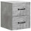 VidaXL vidaXL Wall-Mounted Bedside Cabinet with Drawer 2 pcs Concrete Grey 5