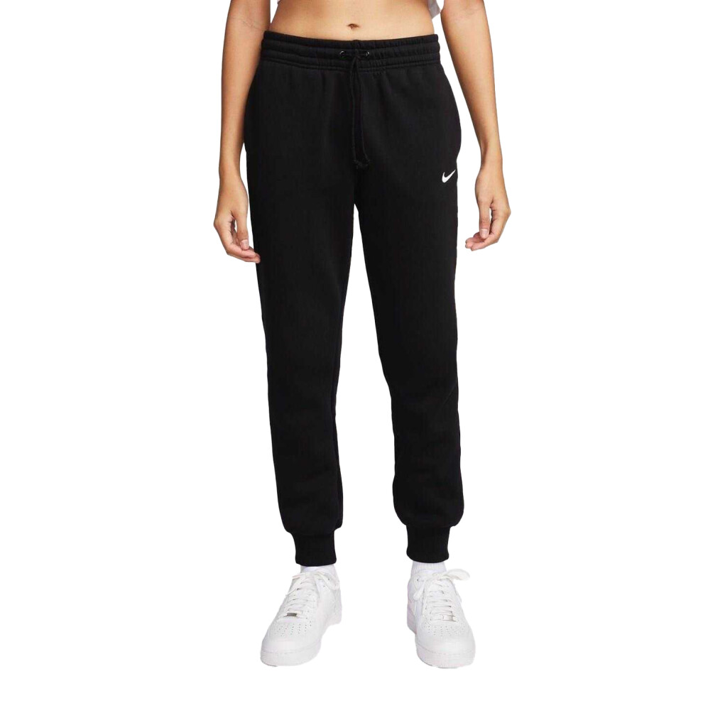 Nike (12 Uk R, Black) Womens/Ladies Phoenix Fleece Mid Rise Sweatpants
