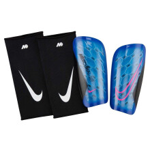 (XS, Blue/Black) Nike Mercurial Lite Shin Guards Set