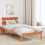 VidaXL vidaXL Bed Frame with Headboard Brown 75 x 190 cm Solid Pine wood 1