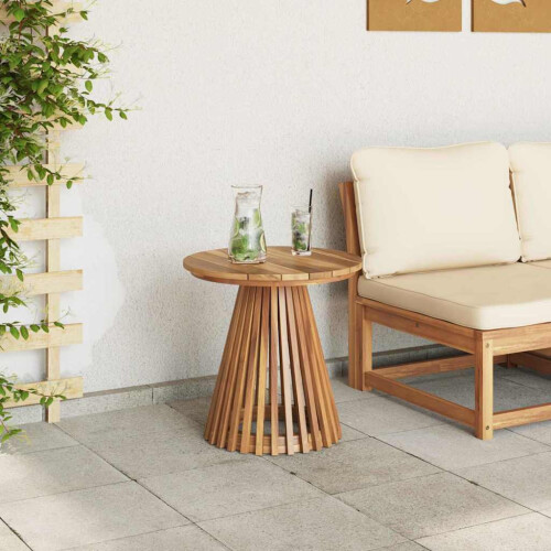 VidaXL vidaXL Side Table Brown 50 x 50 x 49.5 cm Solid Teak Wood 1