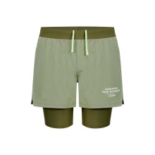(XL, Olive) Karrimor Mens Performance 2 in 1 Running Shorts