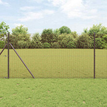 vidaXL Welded Wire Fence 1000 x 150 cm Red