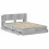VidaXL vidaXL Bed Frame with Storage Grey Sonoma 160 x 200 cm Engineered Wood 2