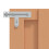 VidaXL vidaXL Gartentor 100 x 80 cm WPC und Aluminium Braun 2
