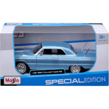 Maisto 1964 Chevrolet Impala SS Blue Metallic Special Edition Series 1/26 Diecast Model Car
