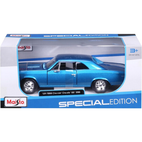Maisto 1:24 1966 Chevy Chevelle SS 396 Model Car, Multicolor