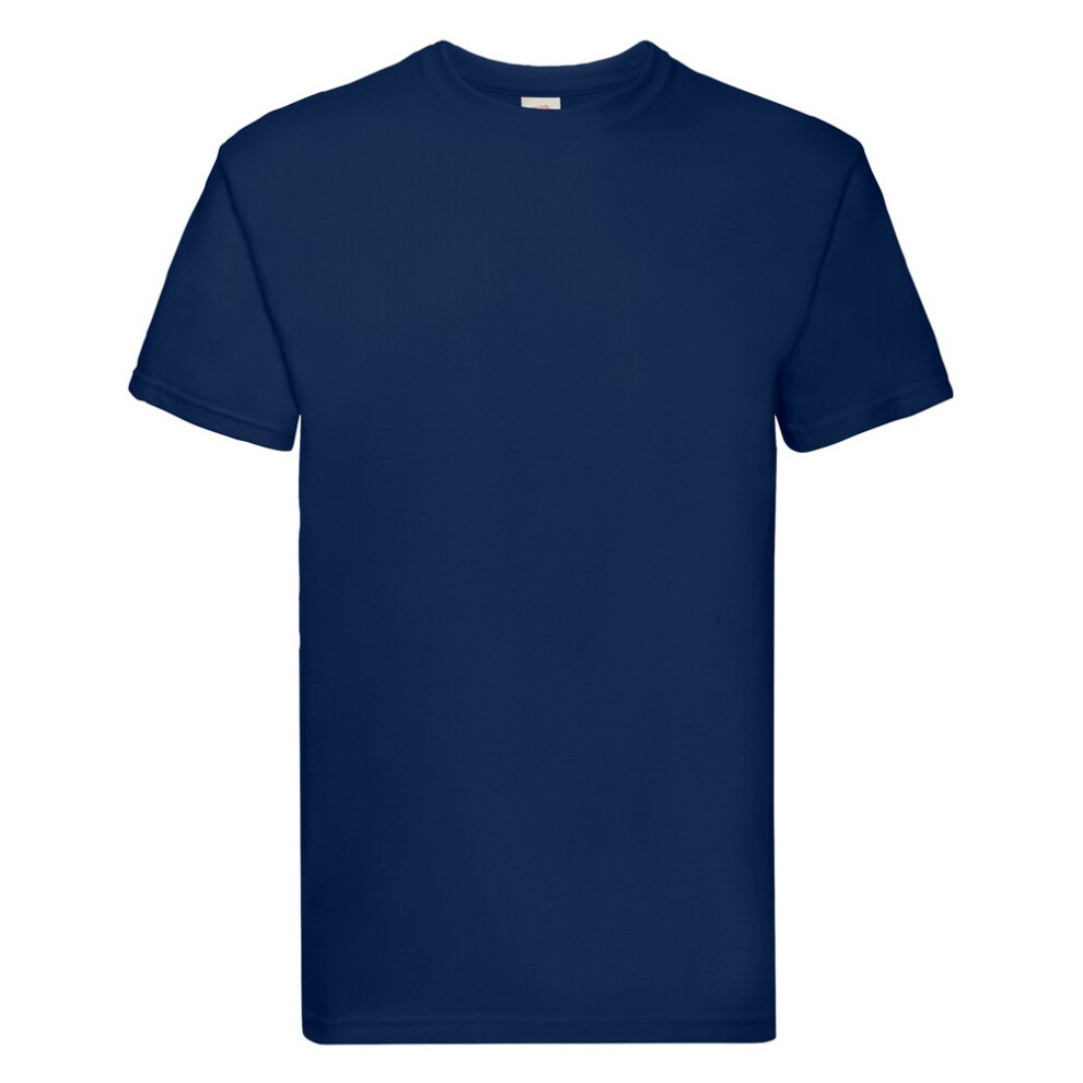 Fruit Of The Loom (4Xl, Navy) Mens Super Premium T-Shirt