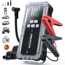 7000A Car Jump Starter Air Compressor Pump Battery Booster Power Bank LED & USB