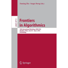 Frontiers in Algorithmics 10th International Workshop FAW 2016 Qingdao