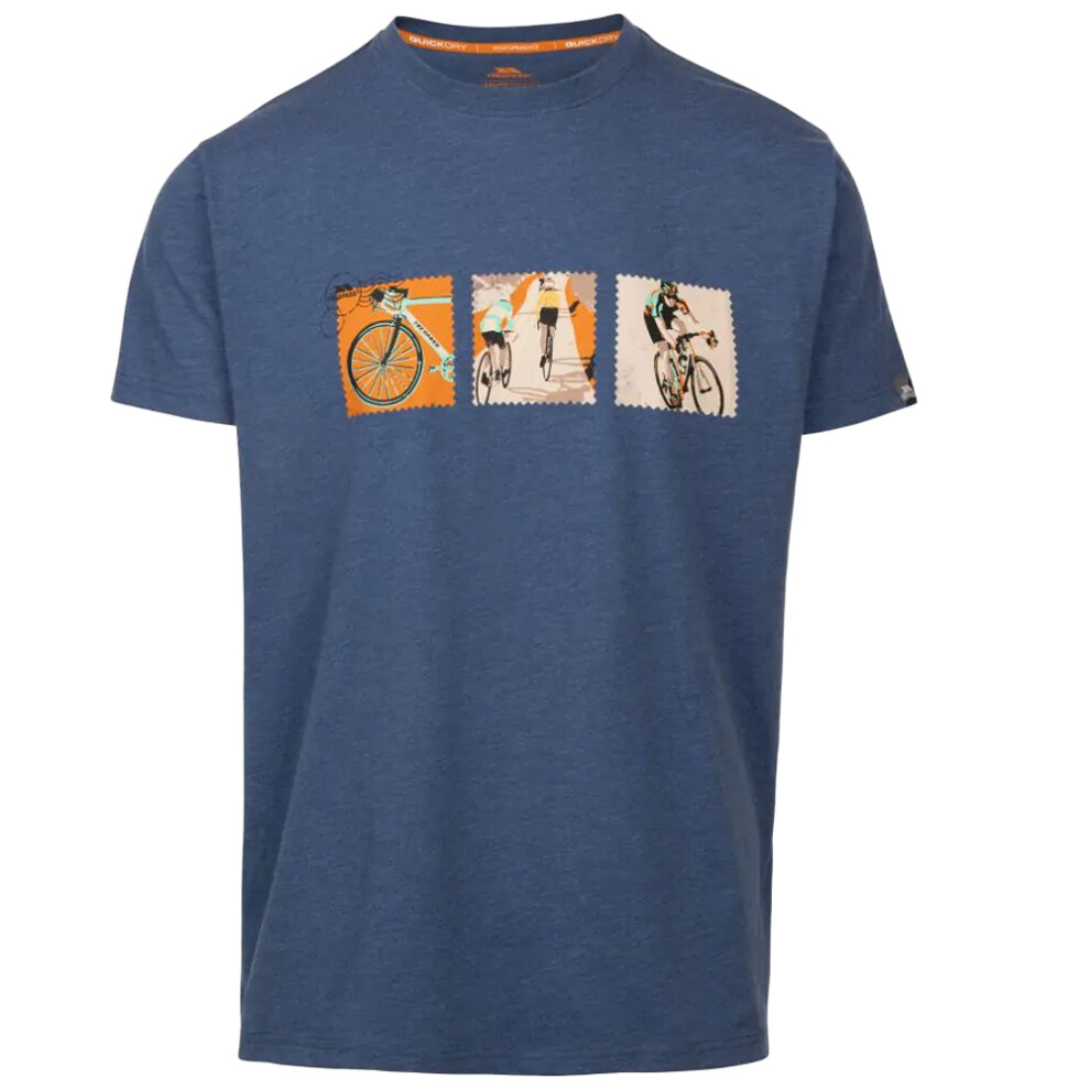 Trespass (L, Indigo Tone Marl) Mens Kooten T-Shirt