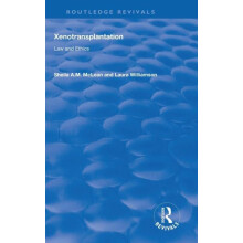 Xenotransplantation Law and Ethics by Sheila A. M. McLean Hardcover Bo