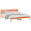 VidaXL vidaXL Bed Frame with Headboard Wax Brown 180 x 200 cm Solid Pine Wood 2