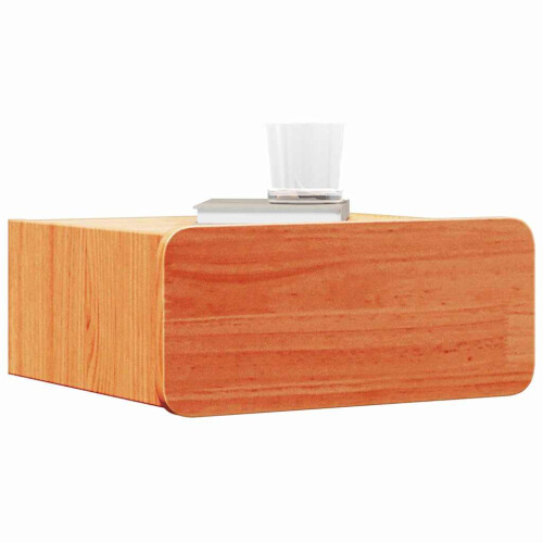 VidaXL vidaXL Bedside Table Wax Brown 39 x 34 x 16.5 cm Solid pine wood 1