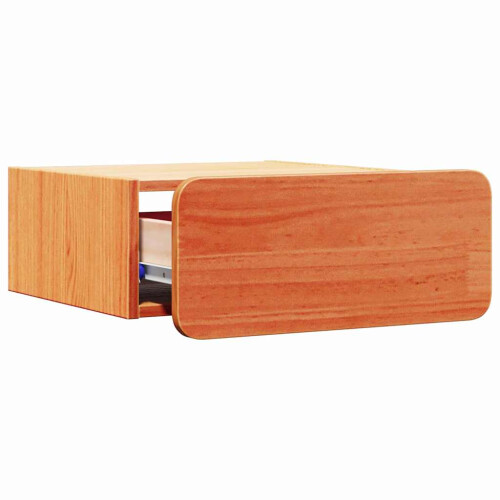 VidaXL vidaXL Bedside Table Wax Brown 39 x 34 x 16.5 cm Solid pine wood 2