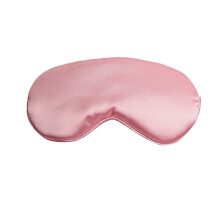 Masque de sommeil ZTTD en soie occultante douce, masque de voyage avec sangle ajustable, convient à tous les types de peau, rose clair