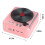 Ασύρματο ηχείο Bluetooth με μικρόφωνο PAVEOS, συμβατό με Pink-a, μίνι φορητό υπογούφερ, 2