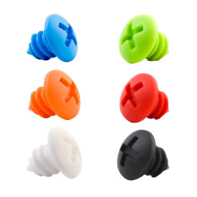 Lot de 6 bouchons de bouteille réutilisables pour boissons, accessoires de bar et scellage sous vide.