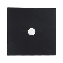 Begine Spisskydd (270x270x0,2 mm) 1 st. svart återanvändbar aluminiumfolie skyddsmatta för gasbrännare - Rea