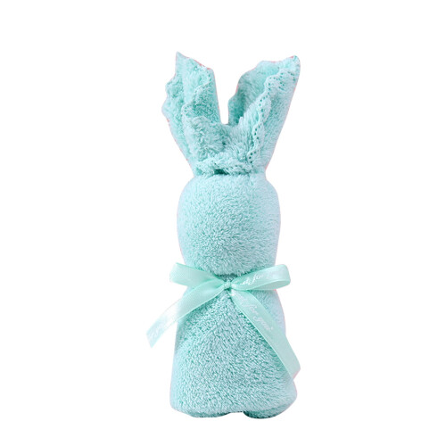 Εκπτώσεις σε πετσέτες μπάνιου! Πετσέτα Gnobogi Bunny σε χρώμα Coral Velvet, δώρο γάμου, 1