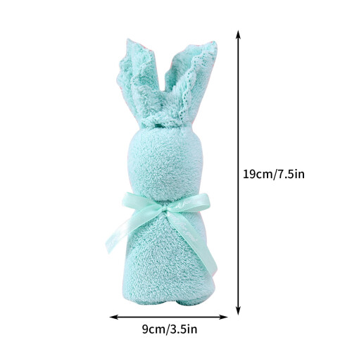 Εκπτώσεις σε πετσέτες μπάνιου! Πετσέτα Gnobogi Bunny σε χρώμα Coral Velvet, δώρο γάμου, 2