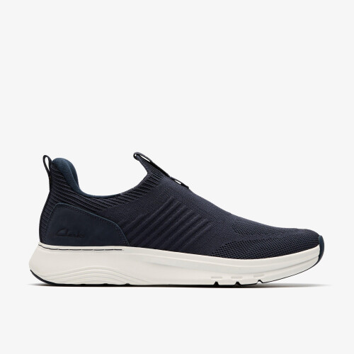 Clarks (Standard, 8.5 (Adults')) Motion Trek IN Navy Knit