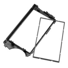 2X Deska Rozdzielcza 2Din do SSANG YONG Actyon LHD Stereo Panel Konsoli Uchwyt do Deski Rozdzielczej Instalacja Samochodowy Zestaw Ramek DVD w Desce
