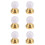 6X 1:12 Dolls House Miniature Globe White Ceiling LED Light Lighting Lamp with Battery 1