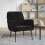 VidaXL vidaXL Armchair Black Velvet 1