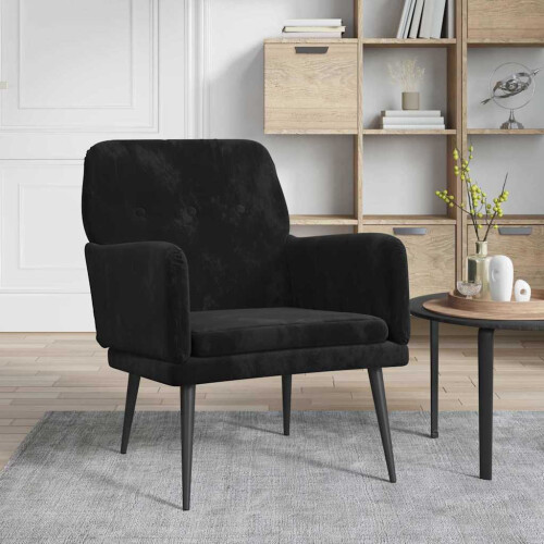 VidaXL vidaXL Armchair Black Velvet