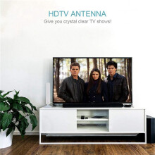 2X Indoor Digital HDTV Antenna TV 50 Miles Range Radius Amplifier DVB-T2 Clear Satellite Dish Signal Receiver Aerial