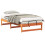 VidaXL vidaXL Bed Frame Brown 75 x 190 cm Solid Pine Wood 3