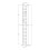 Étagère - HELLOSHOP26 - Meuble CD - 12 compartiments réglables - 175 x 20 x 20 cm - Noir mat 2