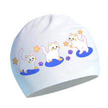 (B) Silicone Swim Hat Waterproof Soft Non-Slip Silicone Headgear Women Swimming Training Hat