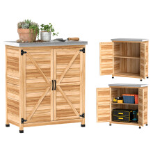 Caseta de Jardín Marrón 79 x 43 x 92 cm