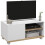 Homcom Mueble de TV Blanco 80 x 45 x 39.5 cm 1