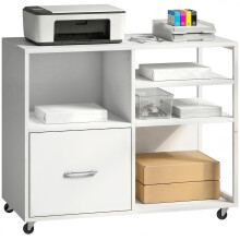 Mueble para Impresora Blanco 80 x 40 x 65.5 cm