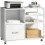 Homcom Mueble para Impresora Blanco 80 x 40 x 65.5 cm 1