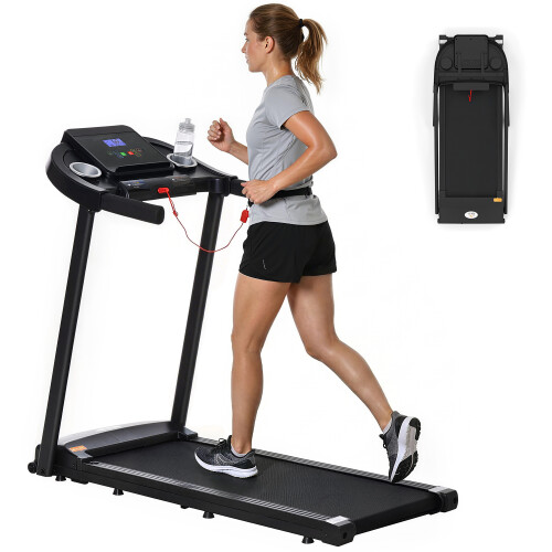 Homcom Cinta de Correr Negro 133 x 60 x 114 cm