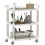 Homcom Carrito Auxiliar Blanco 88 x 44 x 93 cm 1
