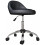 Homcom Taburete con Rueda Negro 50 x 50 x 83 cm 1