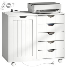 Mueble para Impresora Blanco 78 x 40 x 65.5 cm